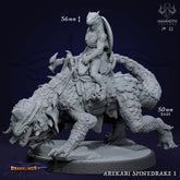 Arekari Spinedrake 3D-printed model